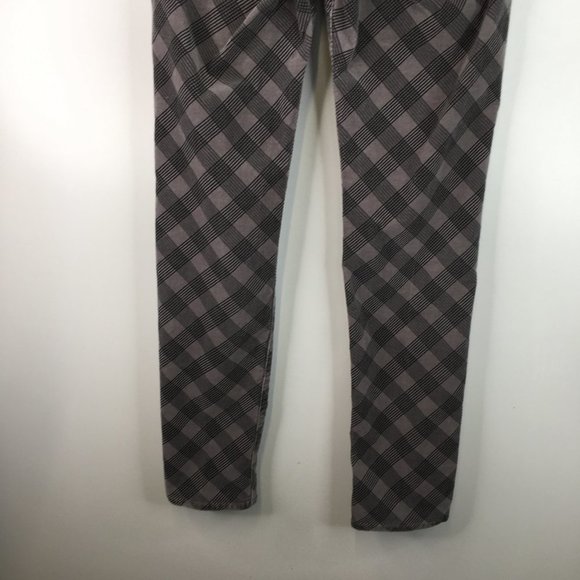 Kut From The Kloth Checker Print  Corduroy Pants Size 12 - Picture 6 of 7